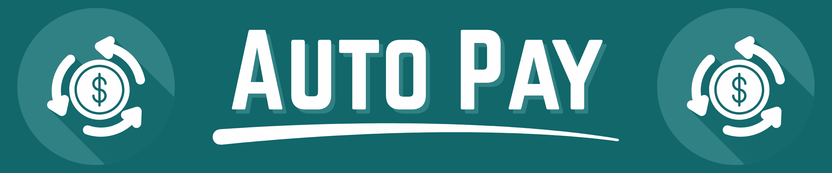 Auto Pay Banner w/ Logo