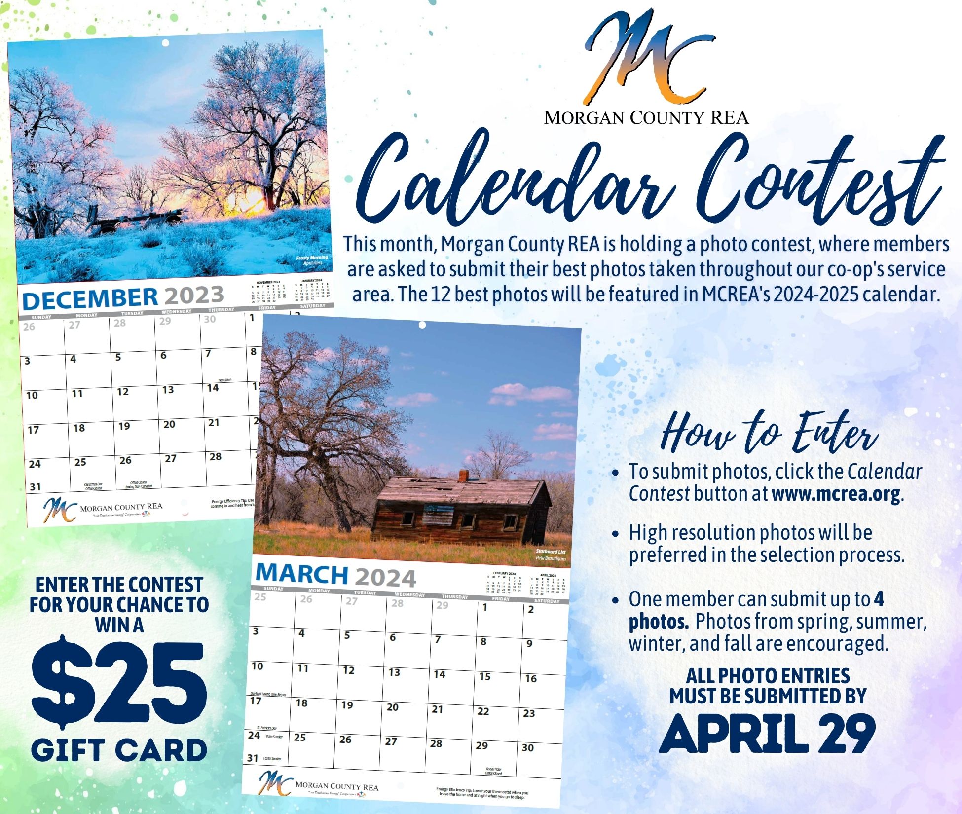 Calendar Contest Details